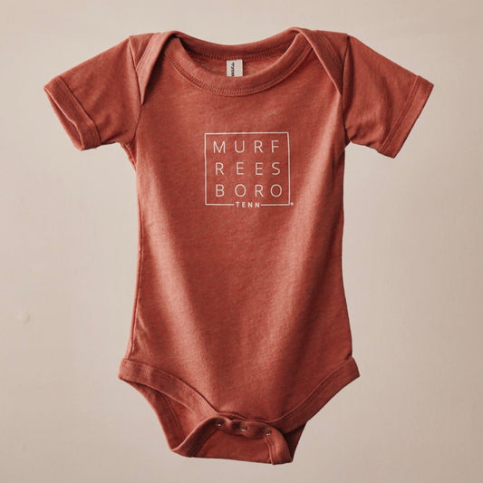 Murfreesboro Square© Baby Onesie [Mauve]