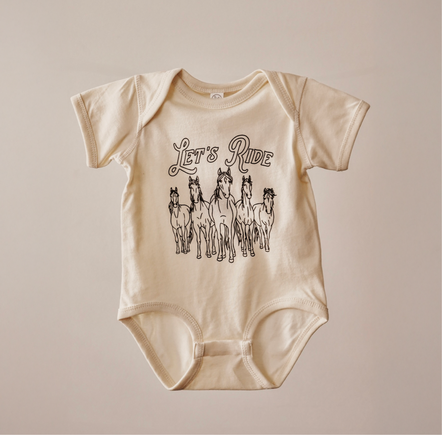 Let's Ride Onesie [Natural]