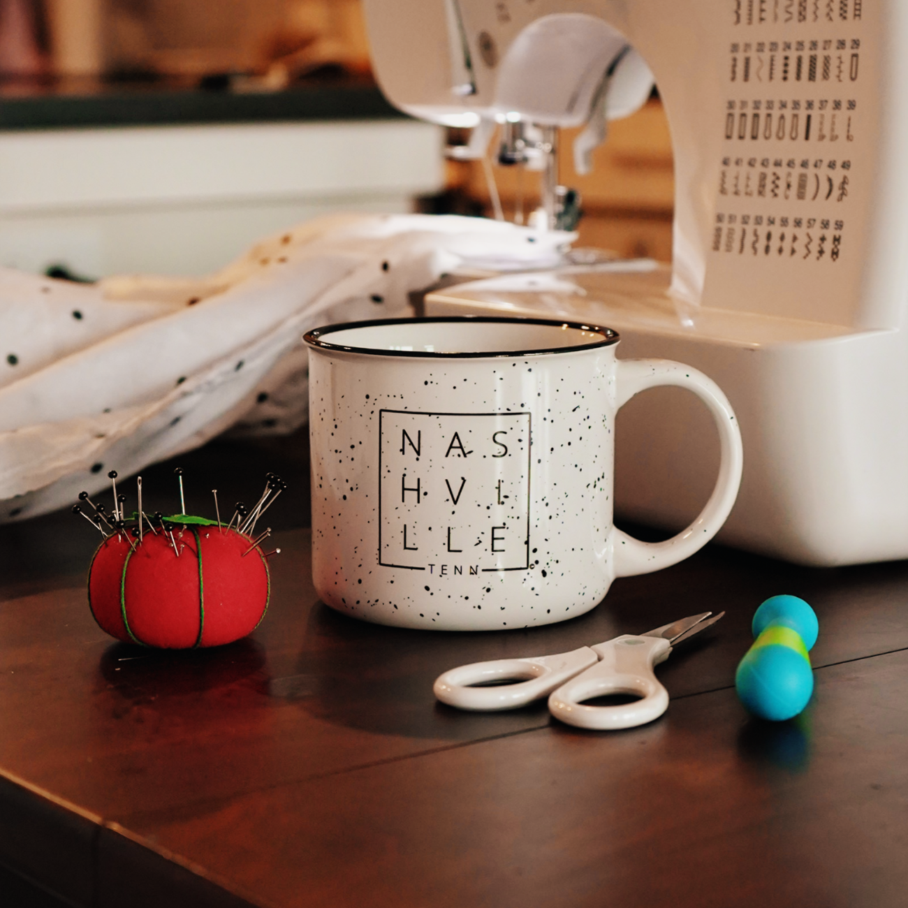 Nashville Square© Campfire Mug [White]