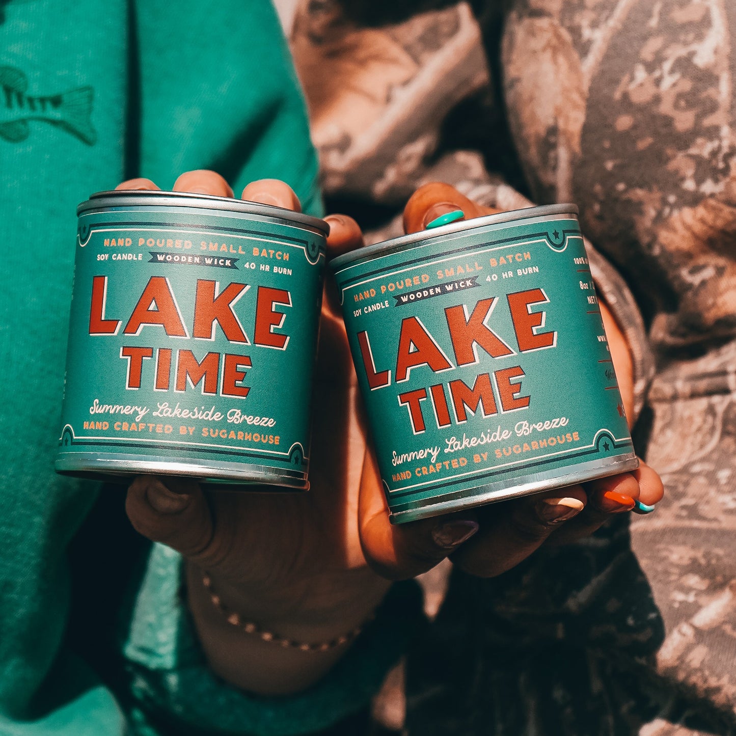 Lake Time Soy Candle | Vintage Paint Can