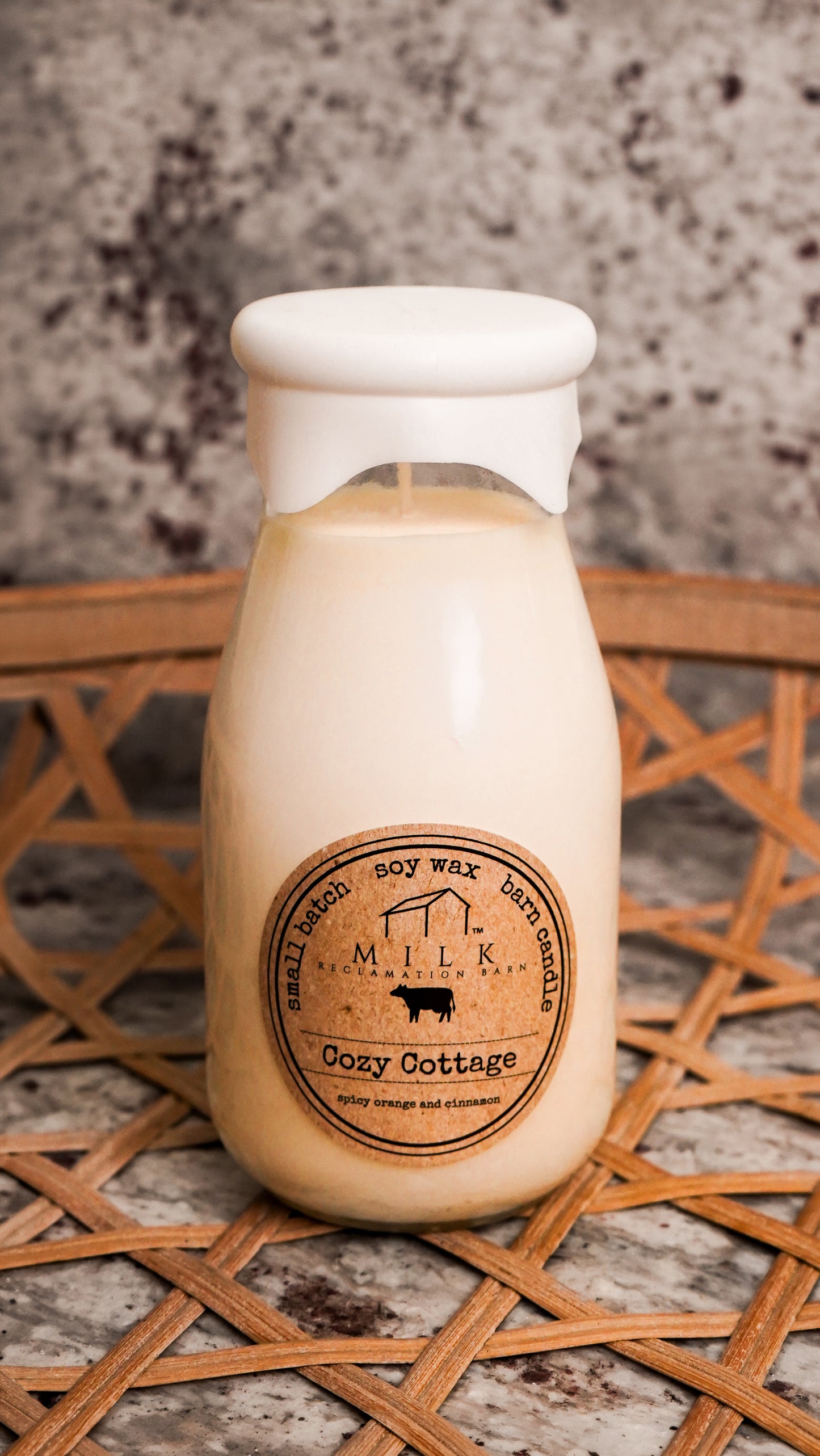 Cozy Cottage | Soy Milk Bottle Candle
