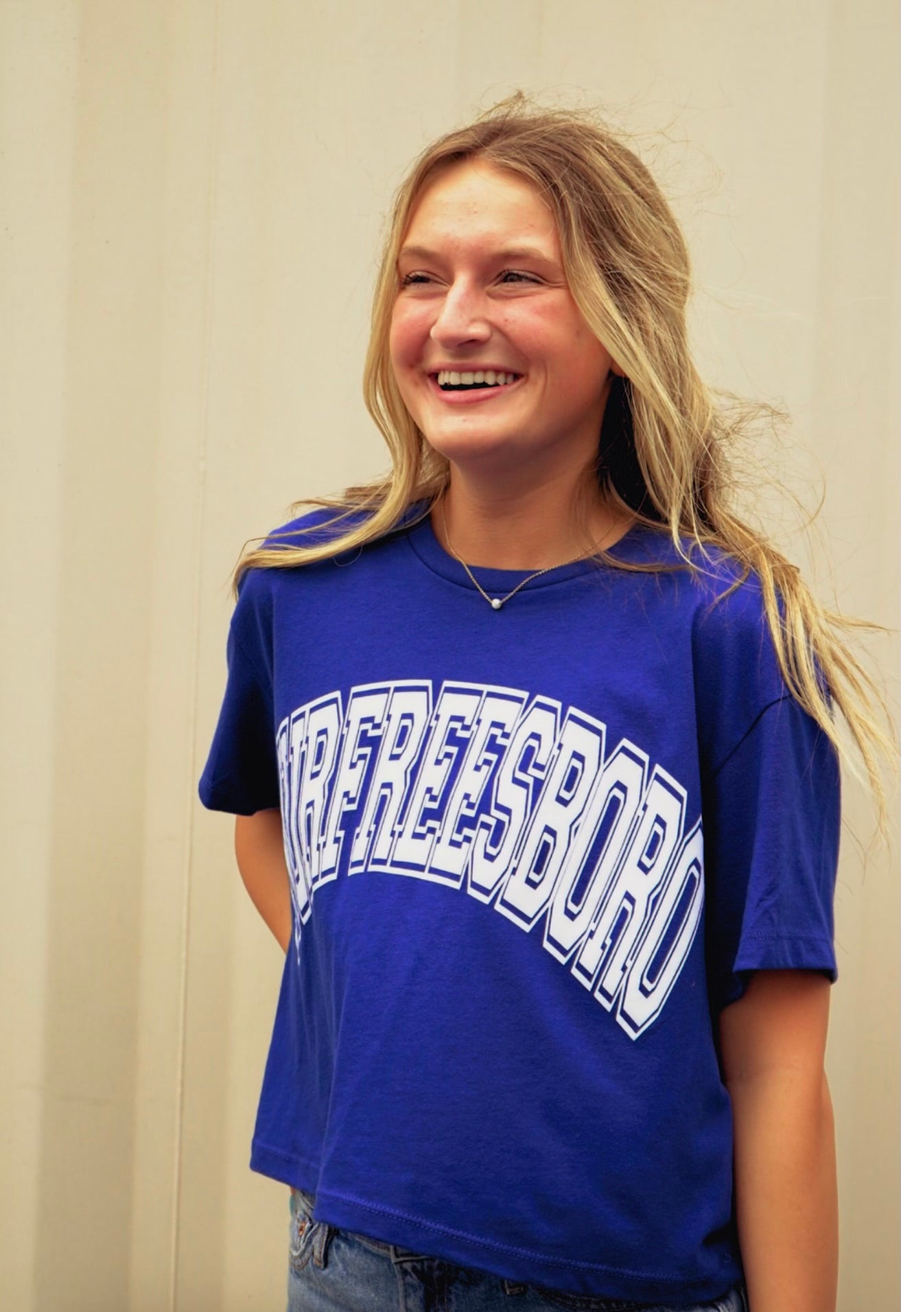 Varsity Crop Tee [Murfreesboro]