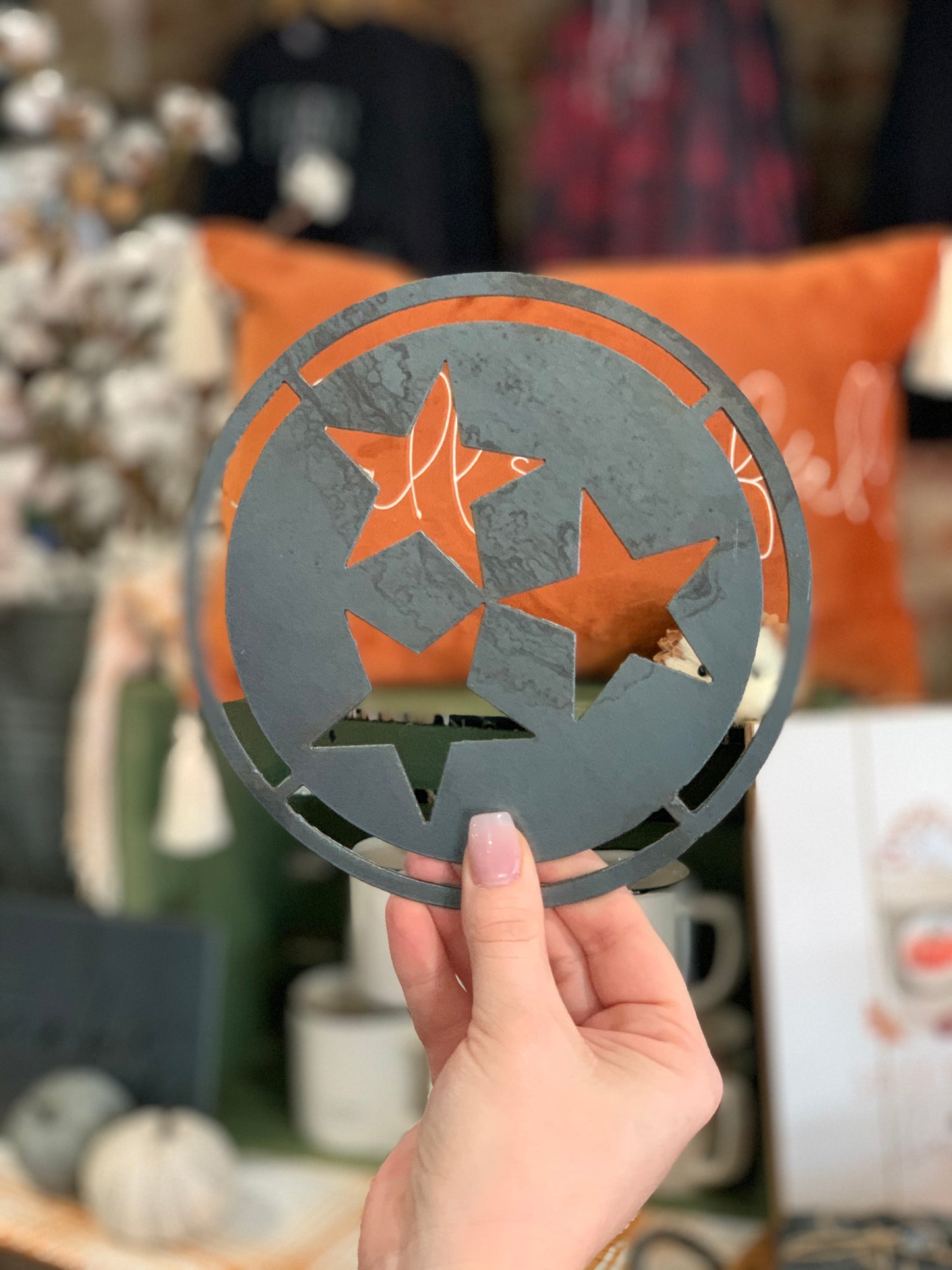Rustic Tennessee Tristar Metal Wall Art