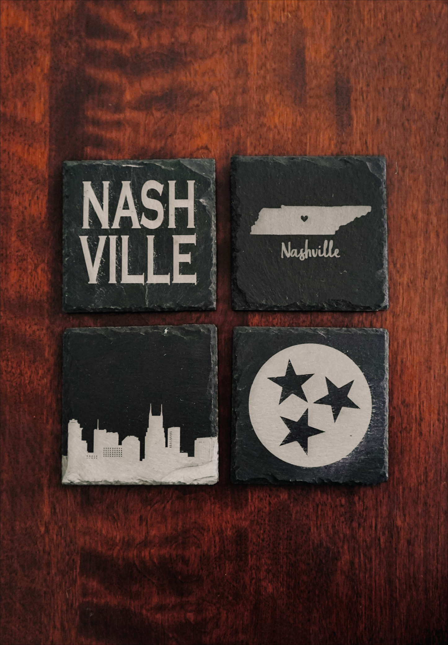 Nashville Slate Coasters [Set of 4]