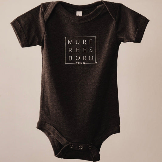 Murfreesboro Square© Baby Onesie [Dark Grey]