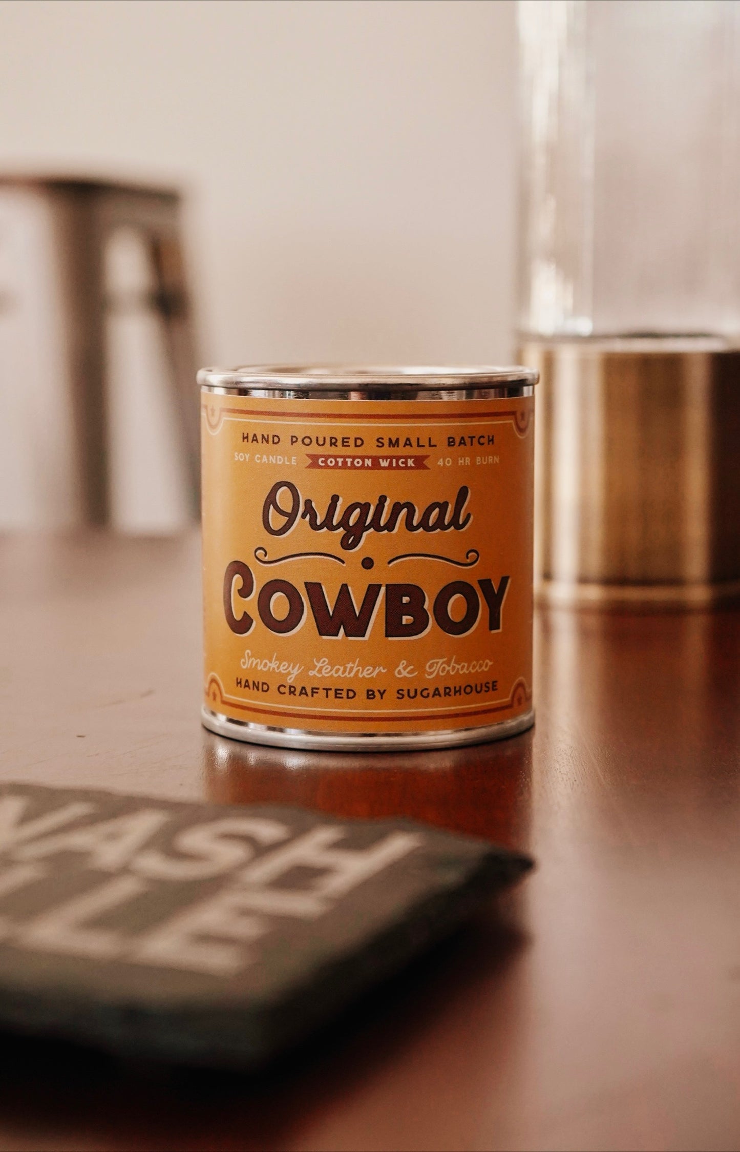 Original Cowboy Soy Paint Can Candle