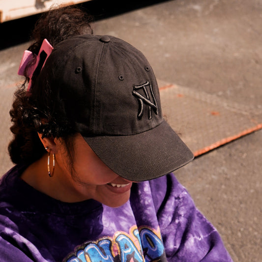 TN Puff Embroidery Classic Ball Cap [Black]