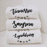 White Waffle Tea Towel [Home Sweet Lynchburg]