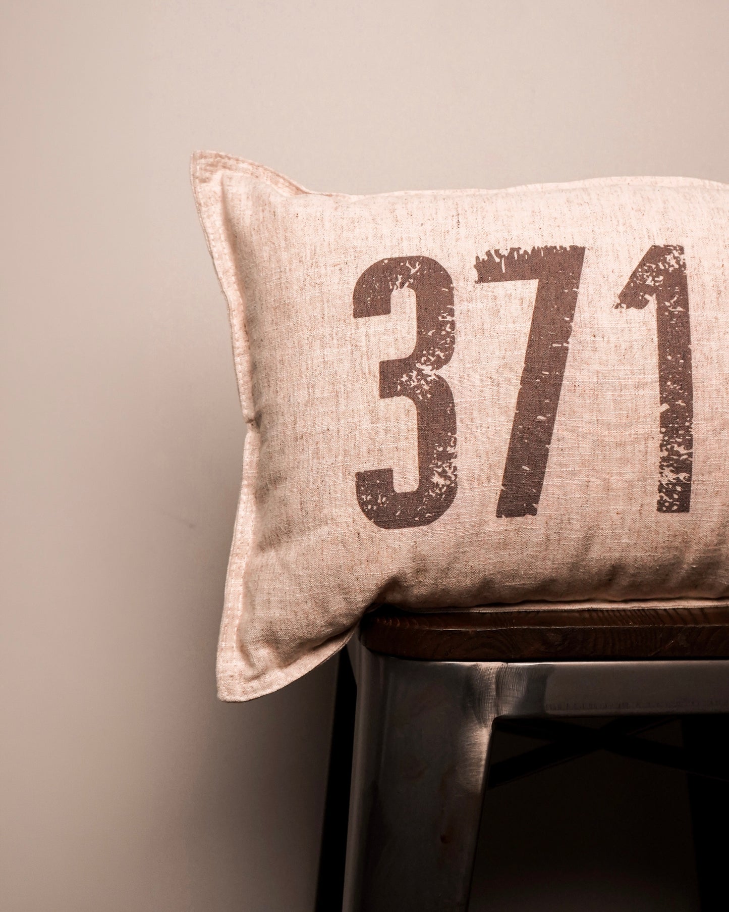 Zip Code Canvas Throw Pillow
