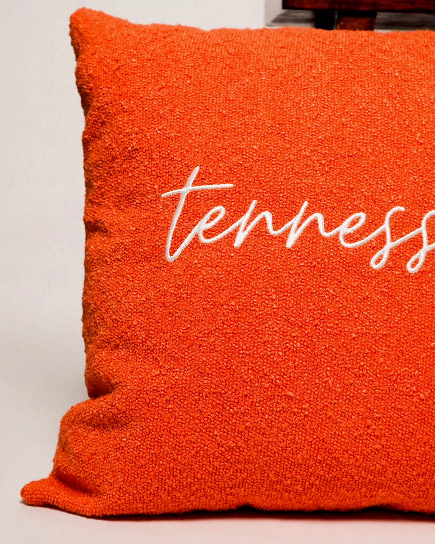 Tennessee Textured Accent Pillow [Orange]