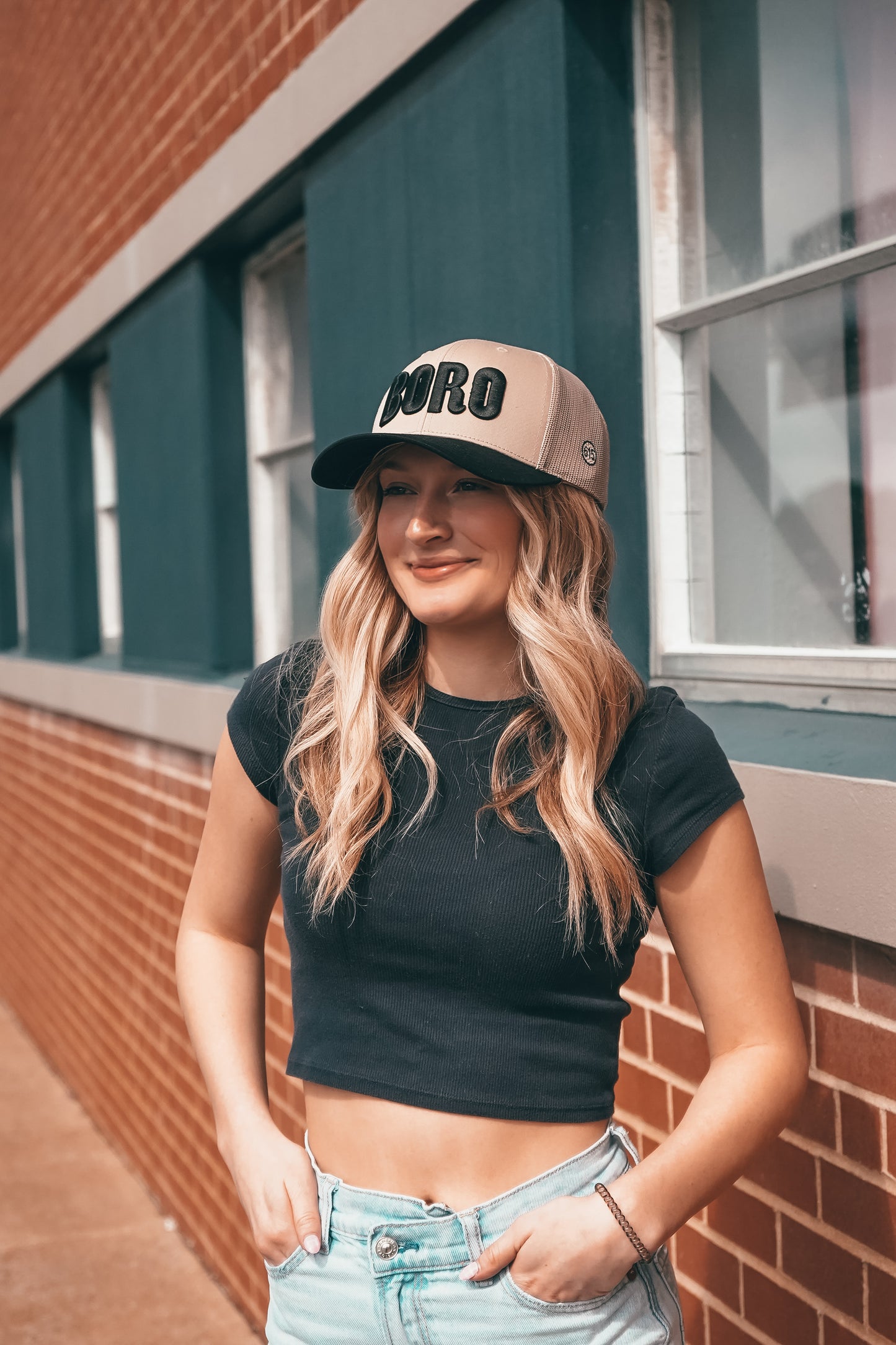 Boro 3D Classic Trucker Hat [Khaki/Black]