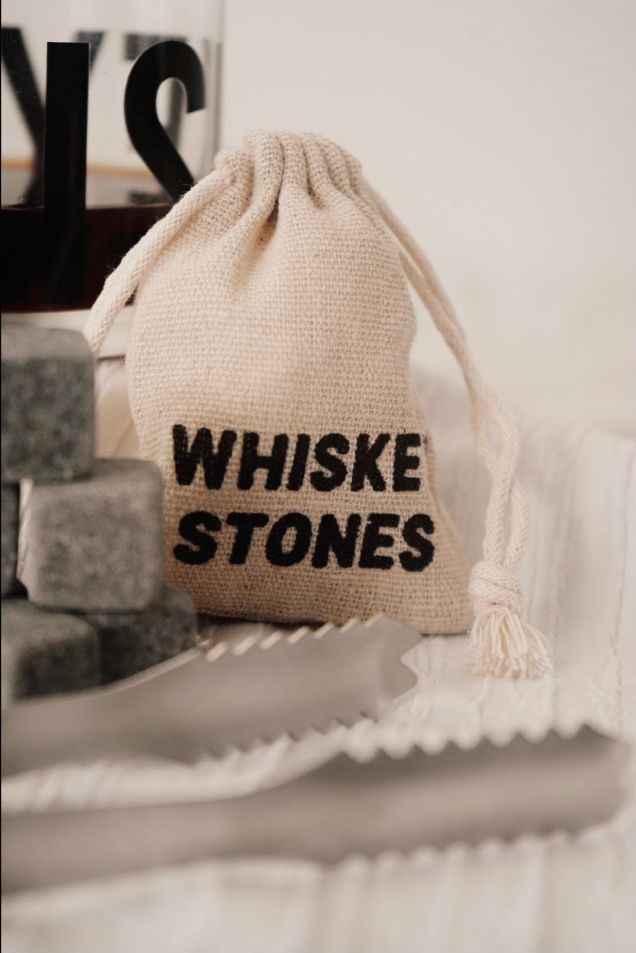 Whiskey Stones Set Gift Book Box