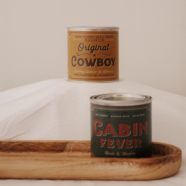 SH Tin Soy Candle [Original Cowboy]