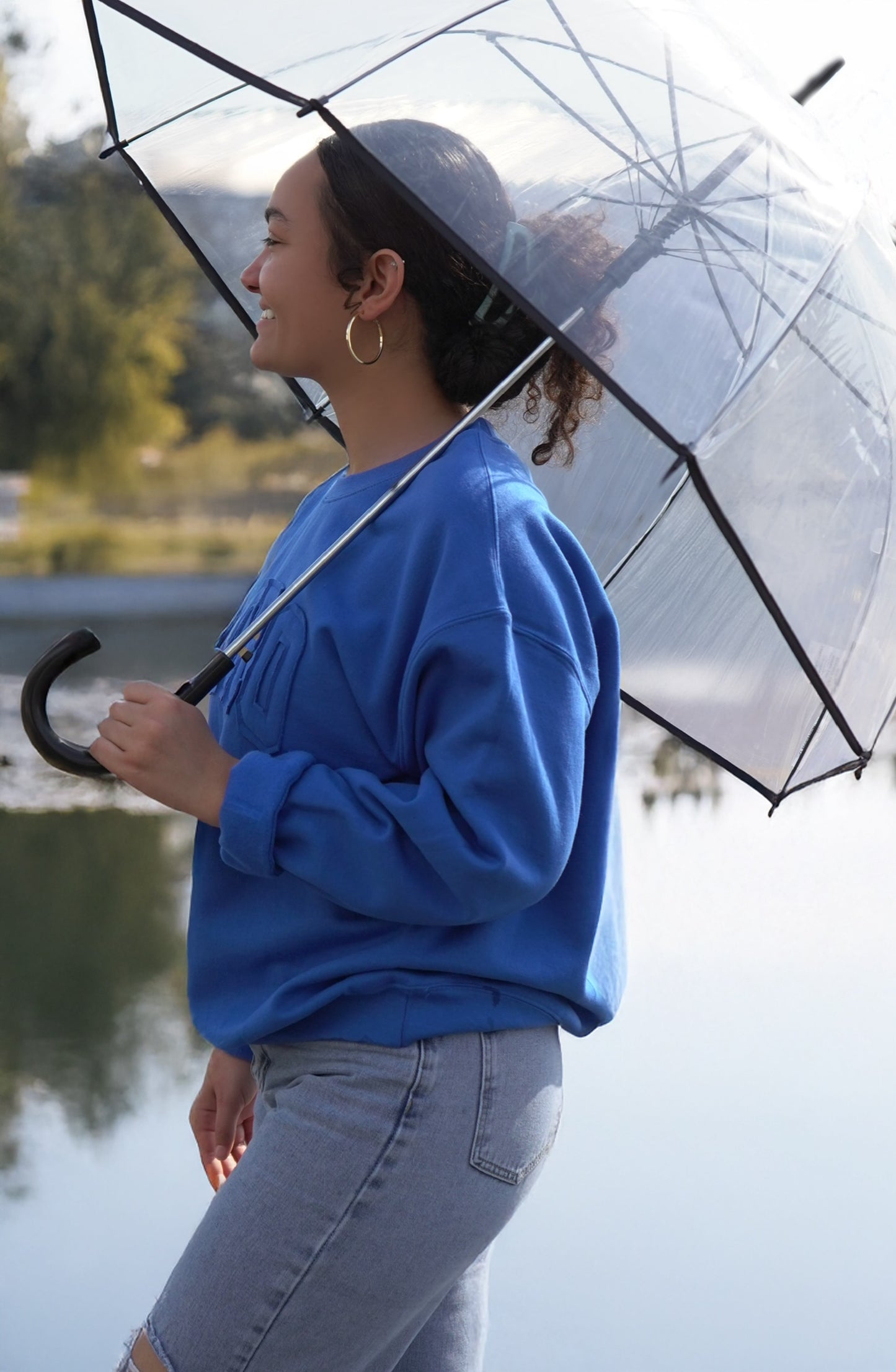 Boro Vintage Block Comfort Crew [Royal]