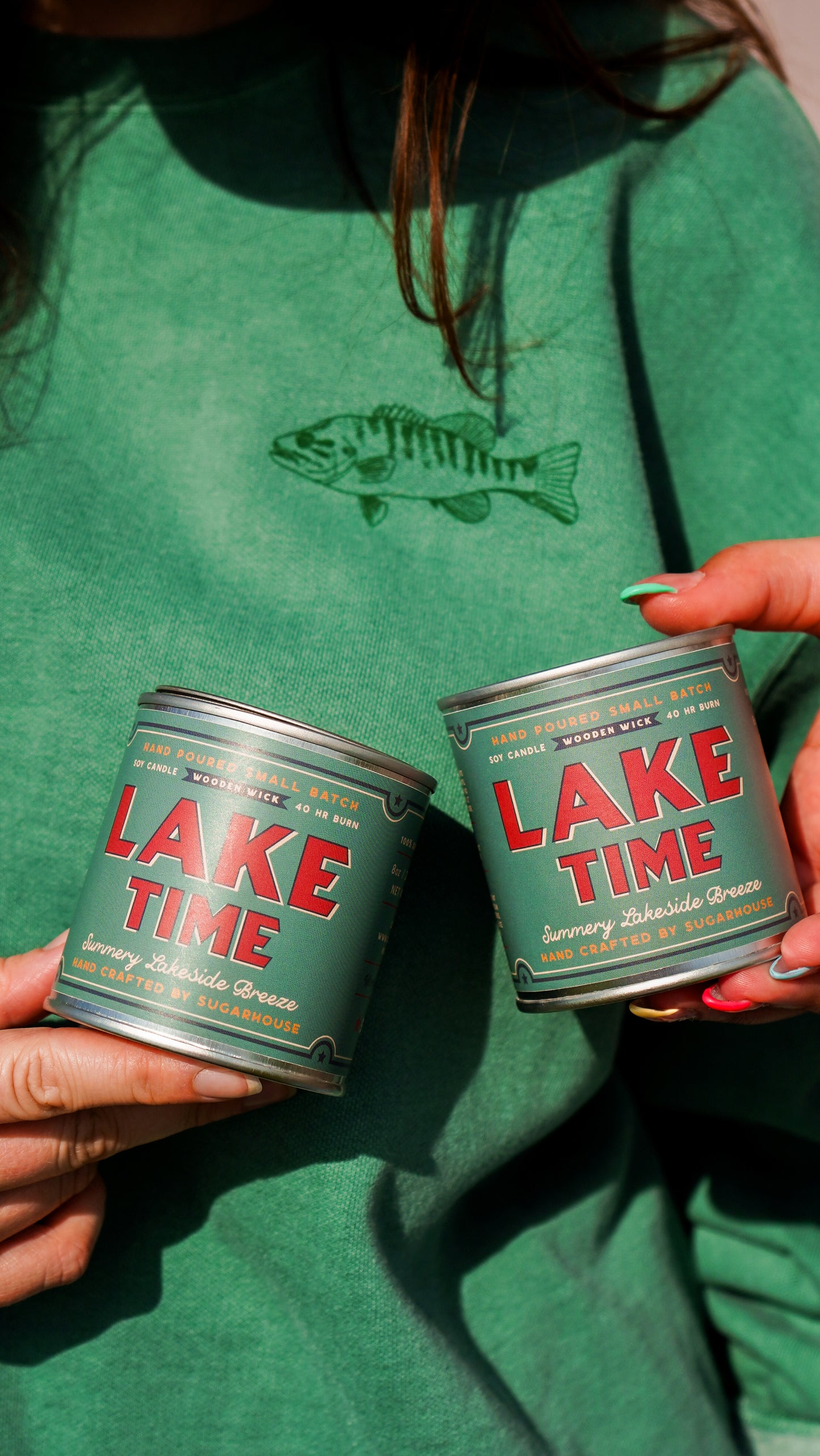 Lake Time Soy Candle | Vintage Paint Can