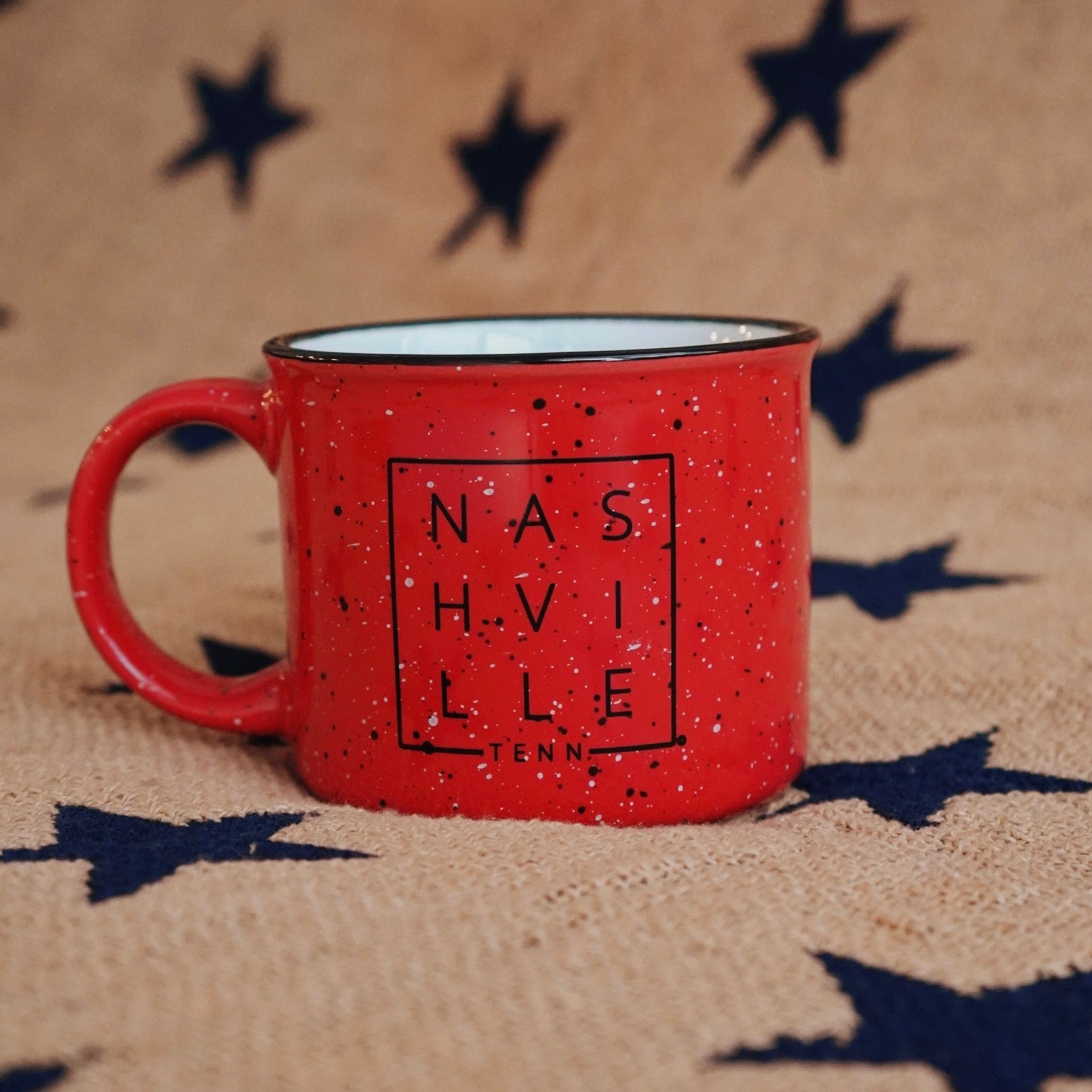 Nashville Square© Campfire Mug [Red] – 615 Collection