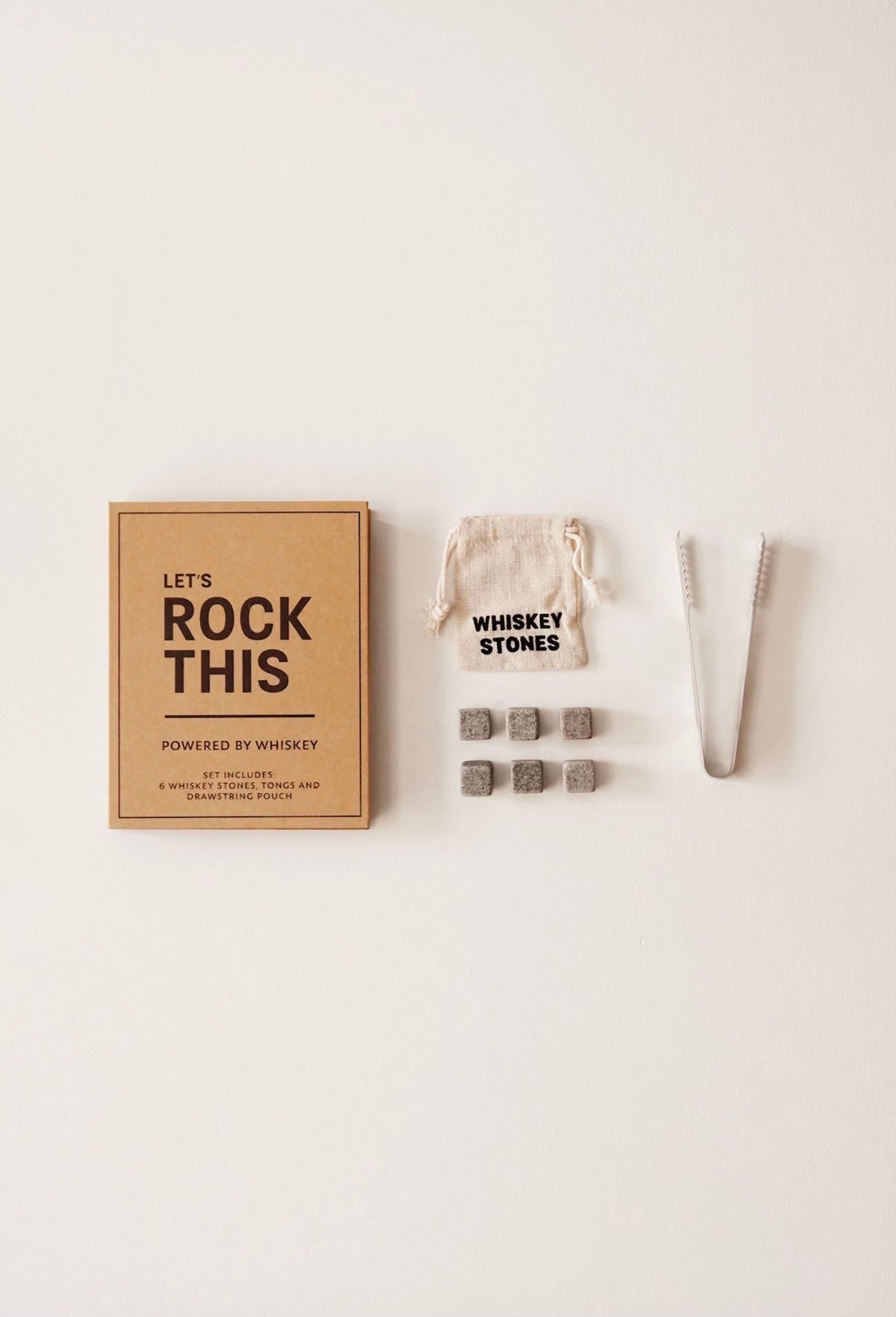 Whiskey Stones Set Gift Book Box