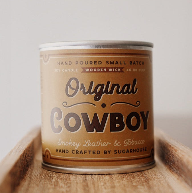 SH Tin Soy Candle [Original Cowboy]