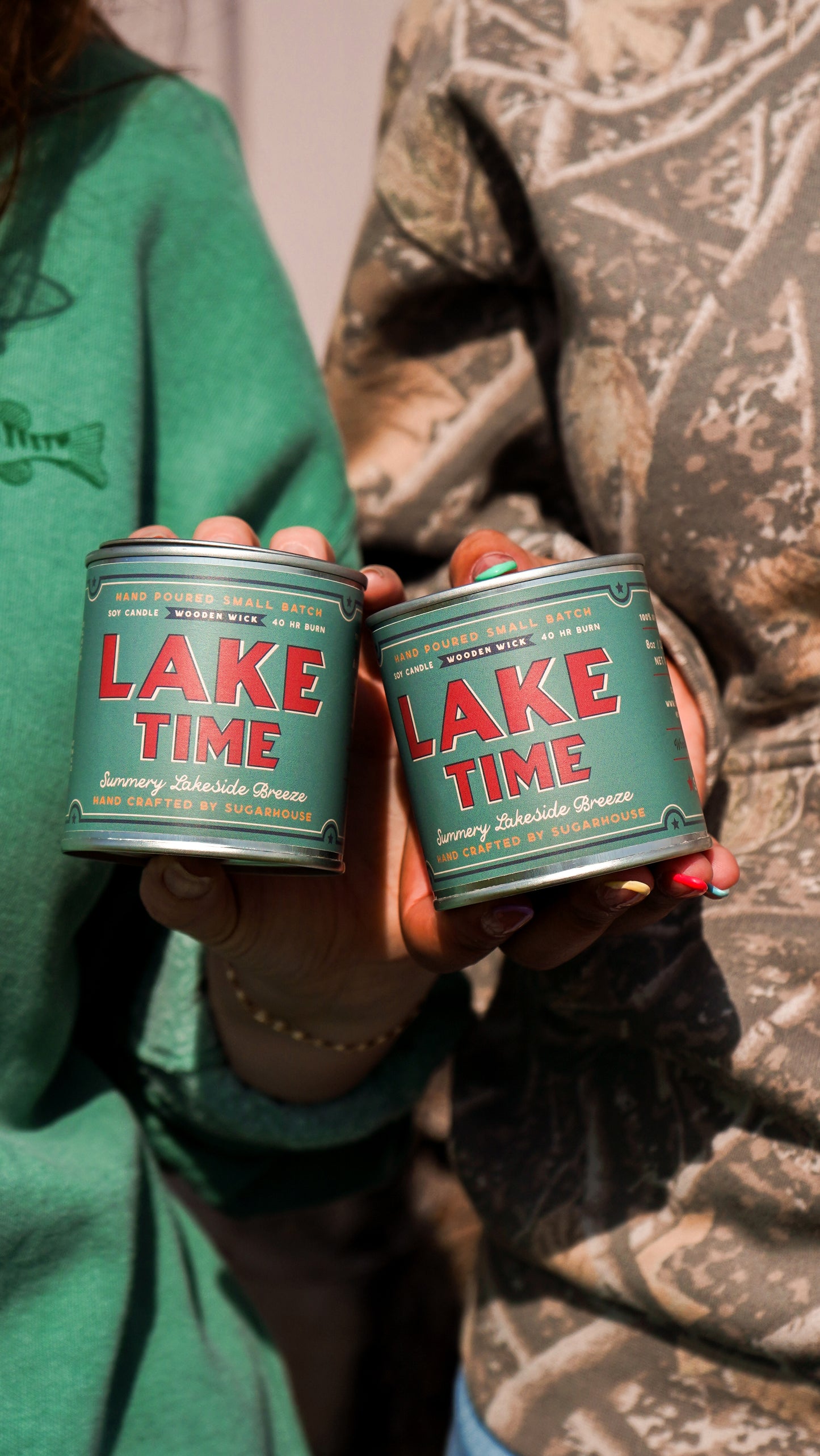 Lake Time Soy Candle | Vintage Paint Can