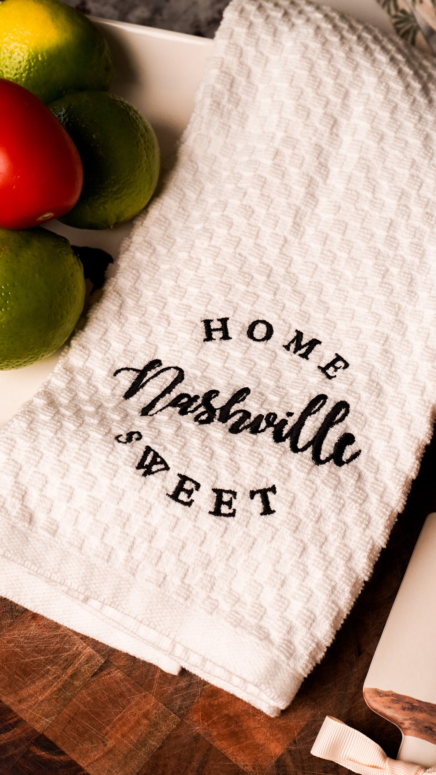 Home Sweet Nashville Tea Towel | Waffle Kitchen Towel