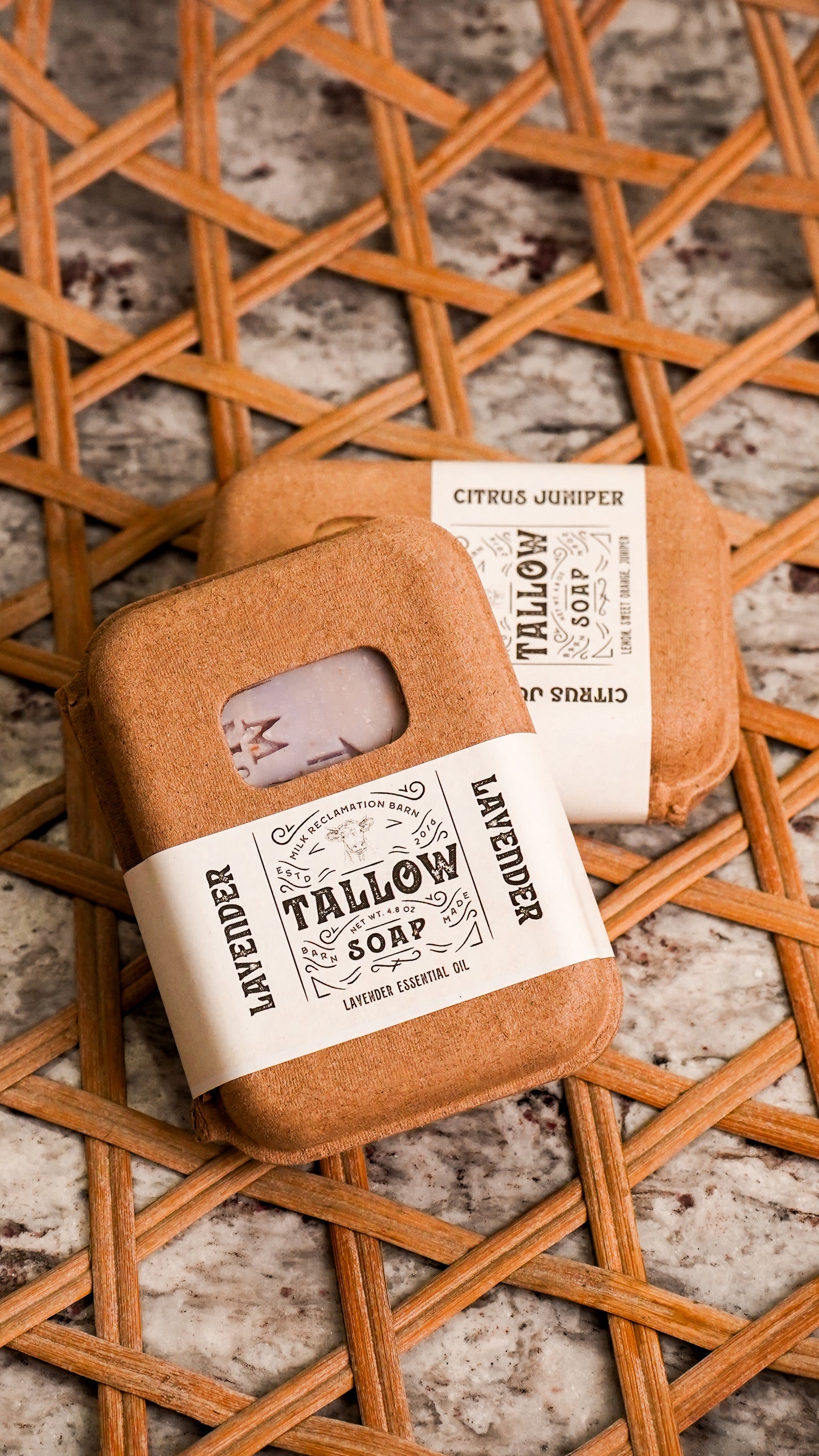 Organic Tallow Soap Bar [Lavender]