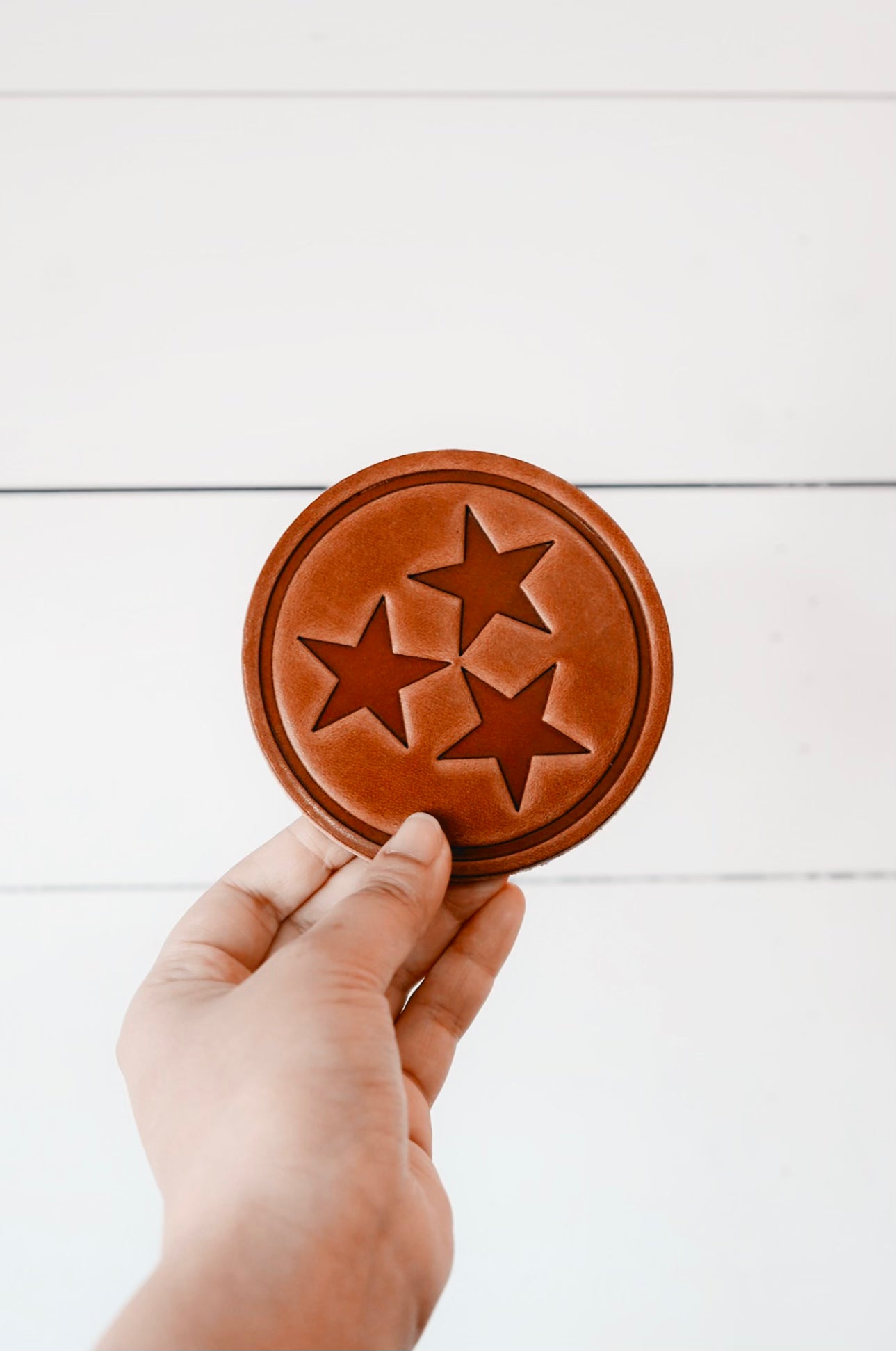 SH Leather Coaster [Tri-Star]