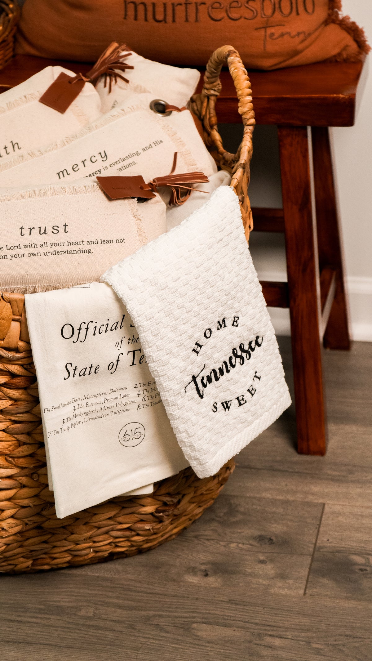 Home Sweet Tennessee Tea Towel | Waffle Kitchen Towel