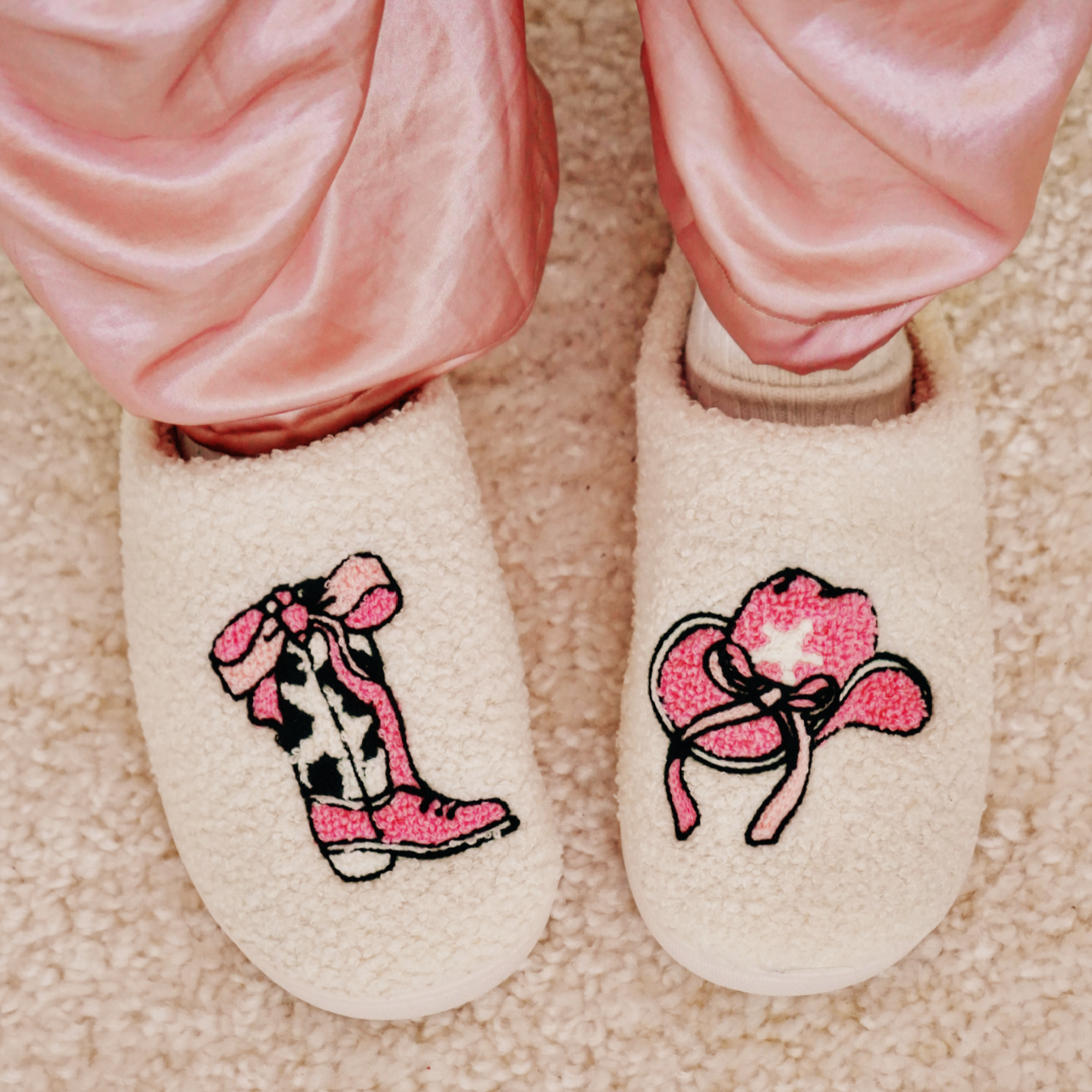 Cozy Cowgirl Slippers [Howdy]