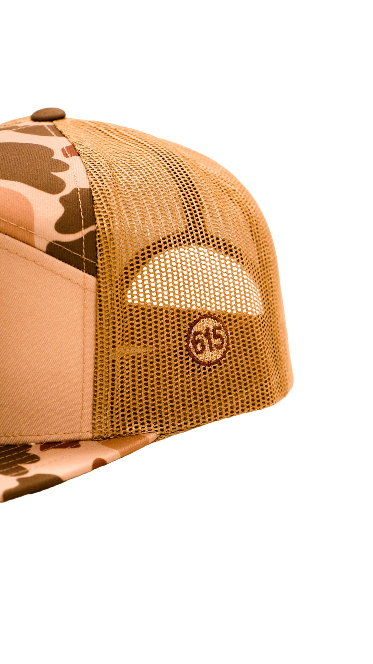 BORO 3D 7-Panel Trucker Hat [Harvest Duck Camo/Sandstone]