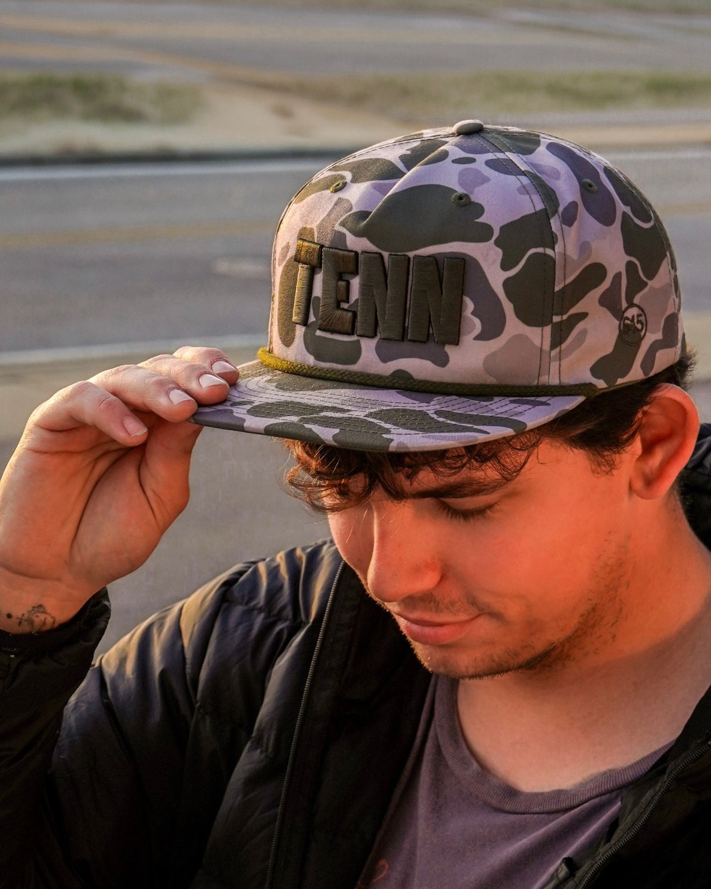 Tenn 3D Gramps Flatbill Cap [Marsh Duck Camo/Olive]