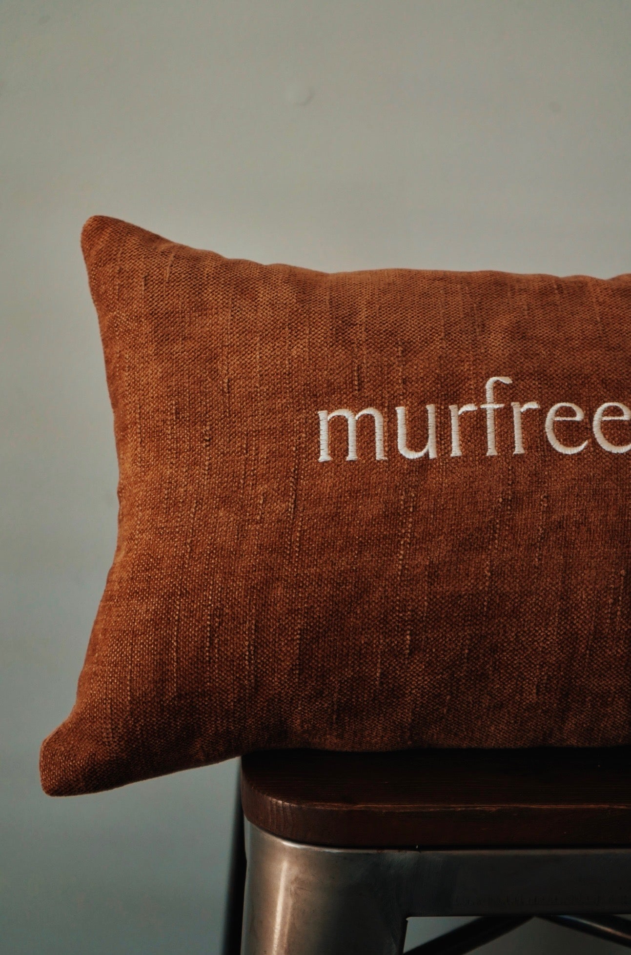 Murfreesboro Chenille Lumbar Pillow [Bronze]