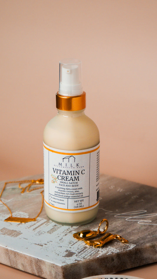 Vitamin C Cream with Blood Orange Essential Oil - 3.9 oz