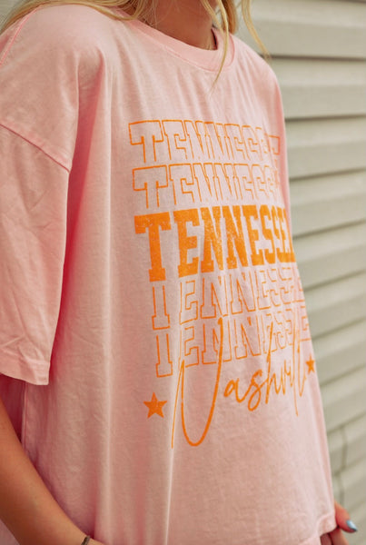 Rustee's Long Crop Tee [Tennessee Nashville Puff]