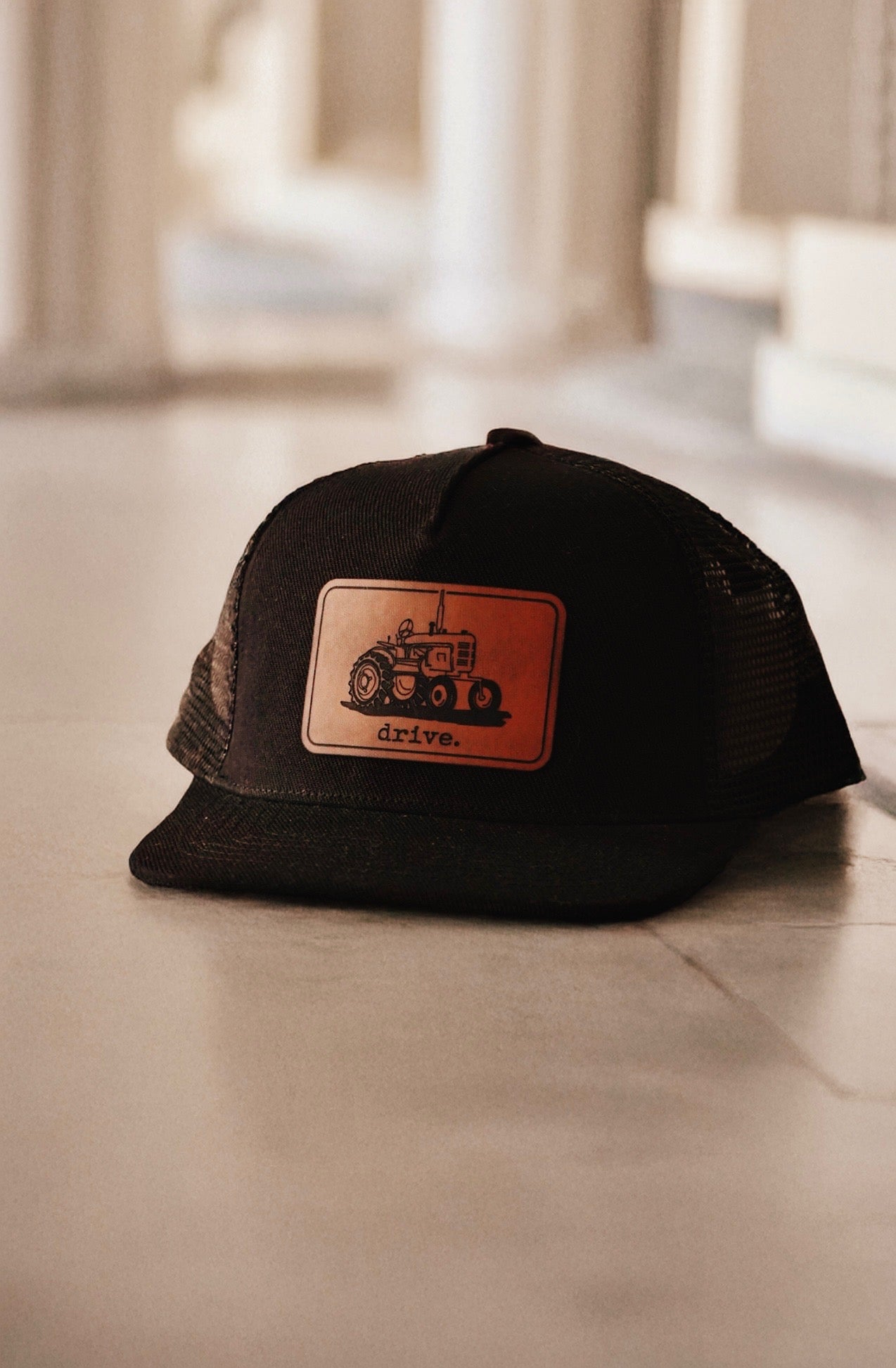 Drive Tractors Kids Trucker Hat [Black]