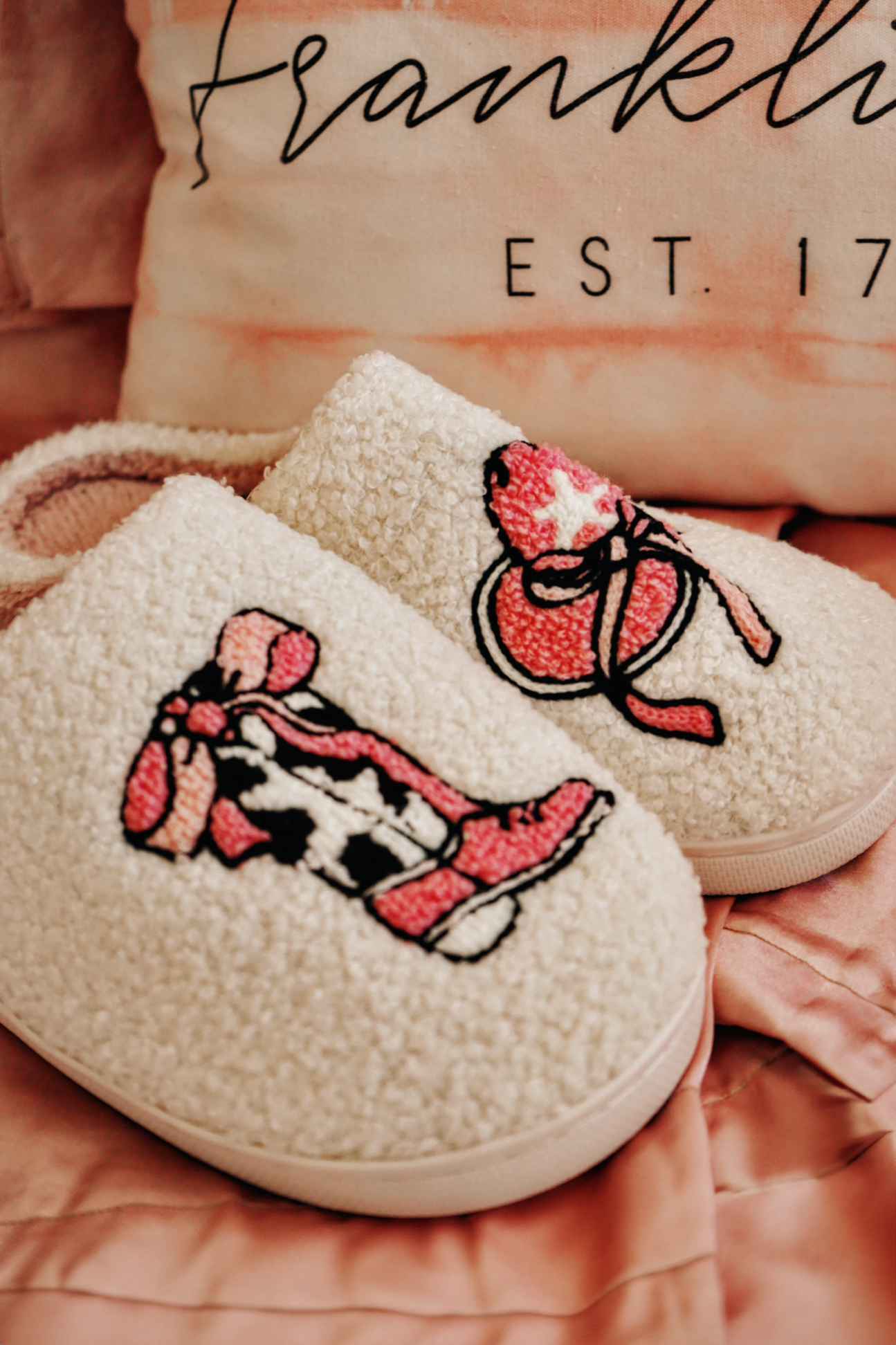 Cozy Cowgirl Slippers [Howdy]