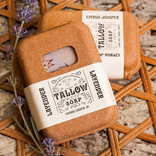 Organic Tallow Soap Bar [Lavender]