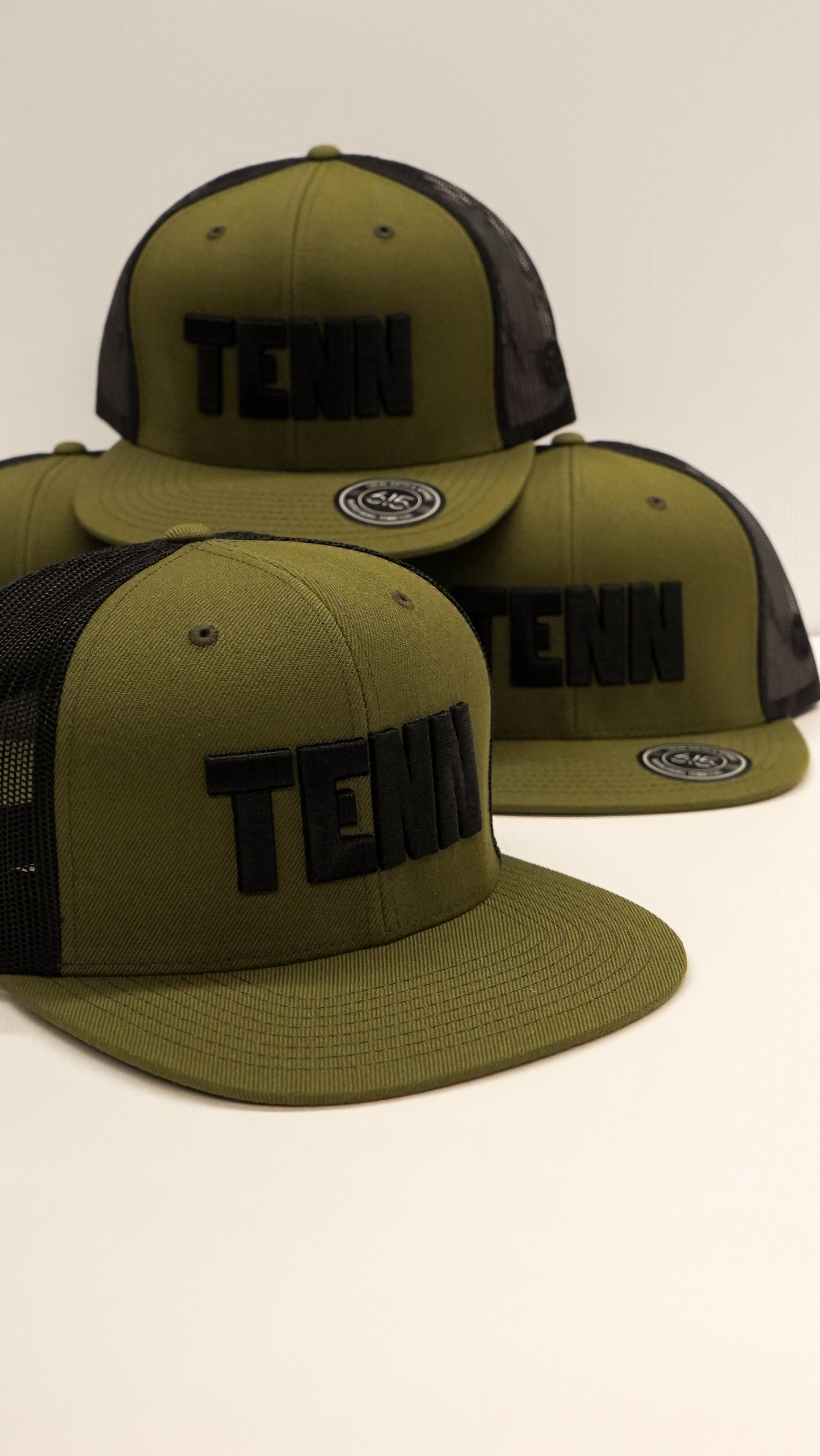 Tenn 3D Flatbill Trucker [Loden/Black]