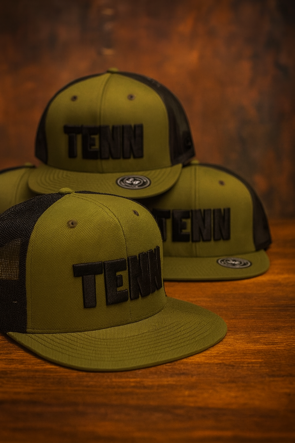 Tenn 3D Flatbill Trucker [Loden/Black]