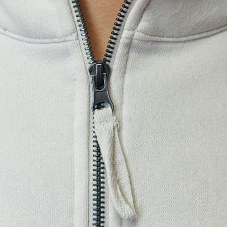 Heritage Quarter Zip Pullover [Bone]