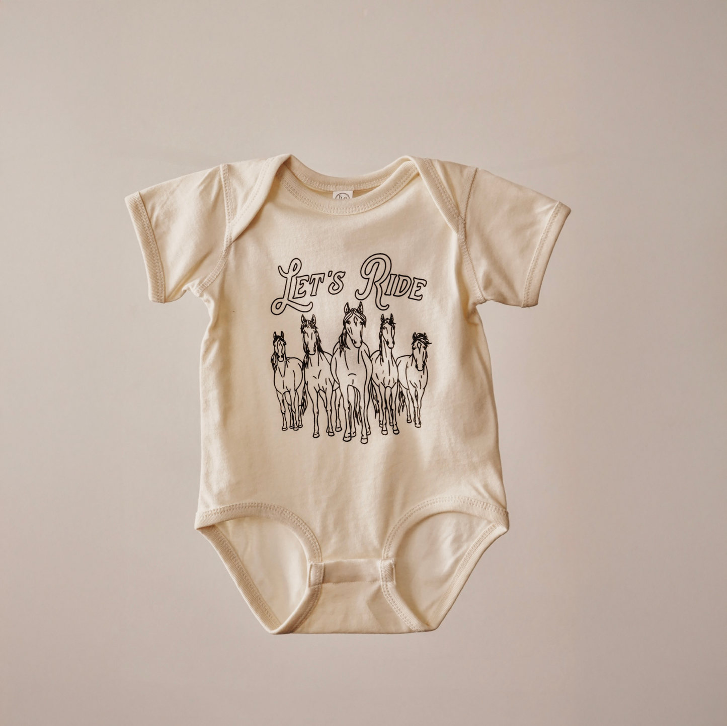 Let's Ride Onesie [Natural]