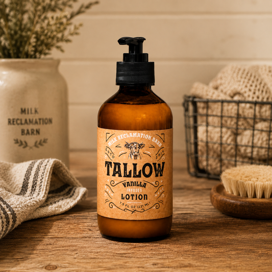 Vanilla Tallow Lotion | Deep Moisture Body Cream