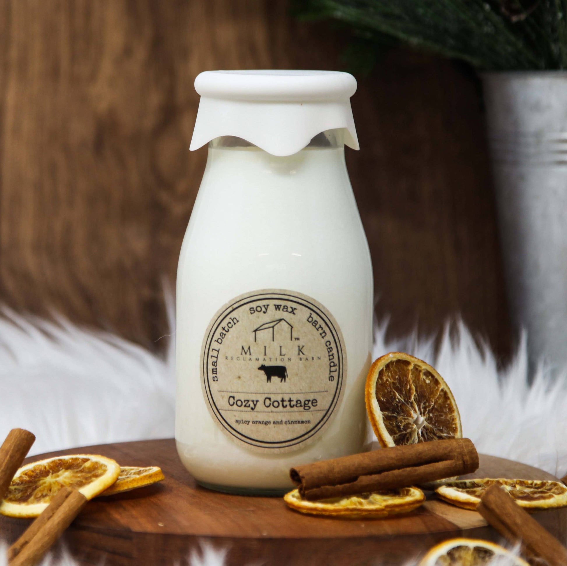 Cozy Cottage | Soy Milk Bottle Candle