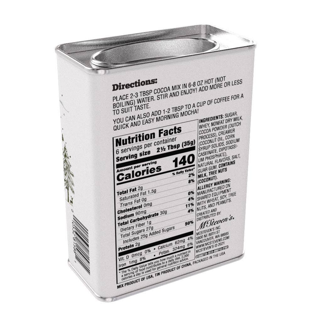 Winter Wonderland Red Truck Chocolate Cocoa (8oz Tins)