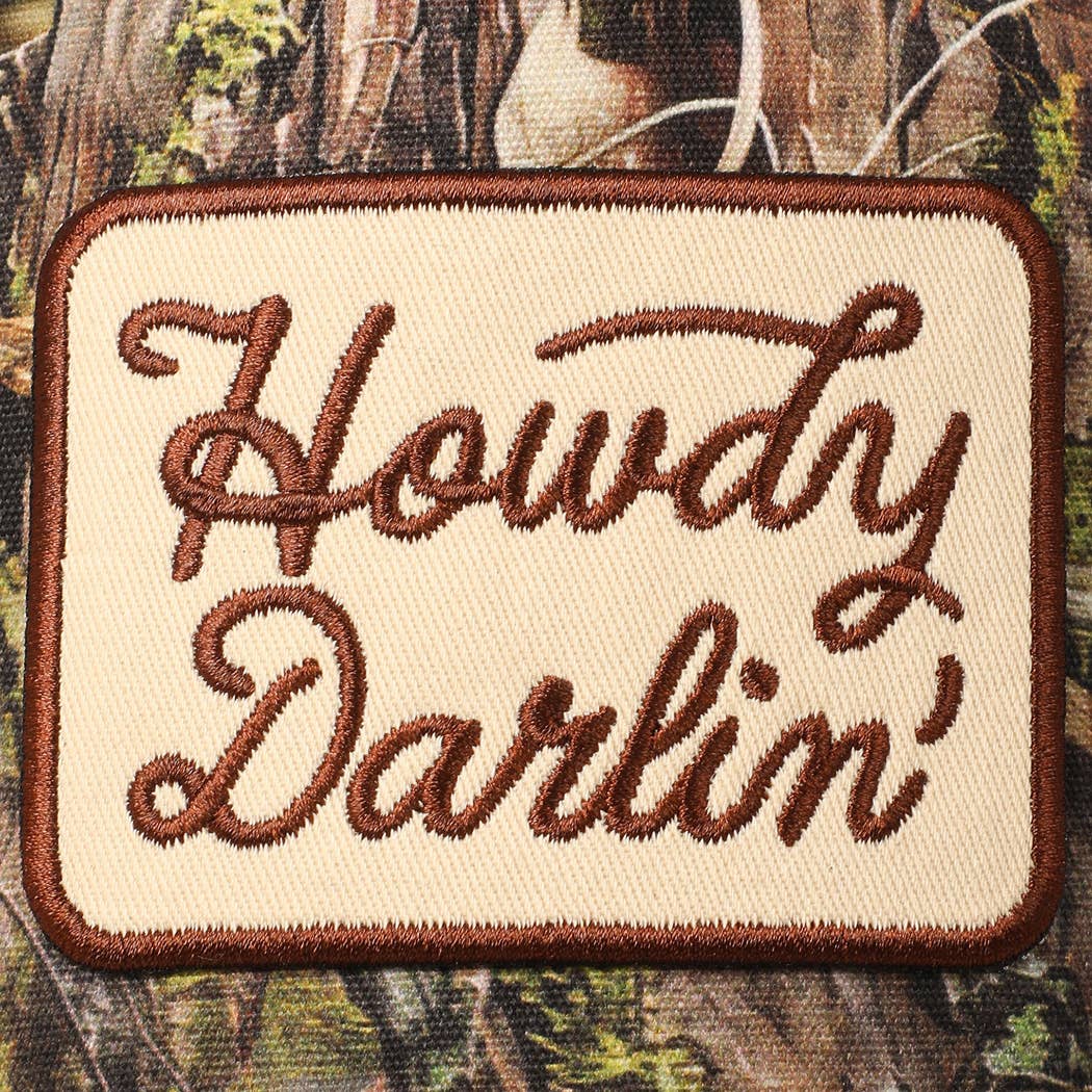 Howdy Darlin' Patch Camo Trucker Hat [Camo]