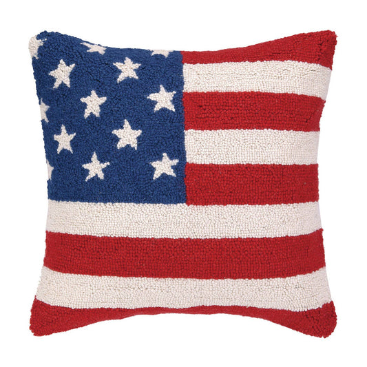 USA American Flag Hook Pillow
