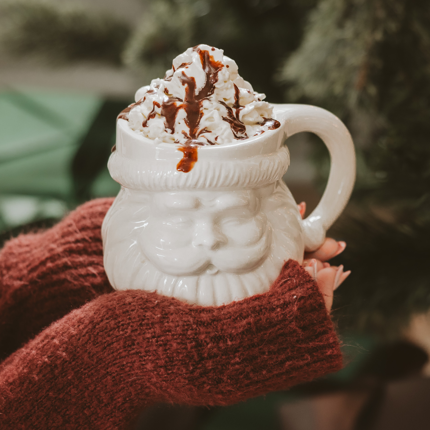 Vintage Santa Mug [White]