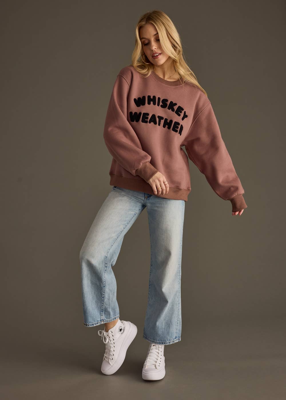 Whiskey Weather Sweatshirt [Mocha]