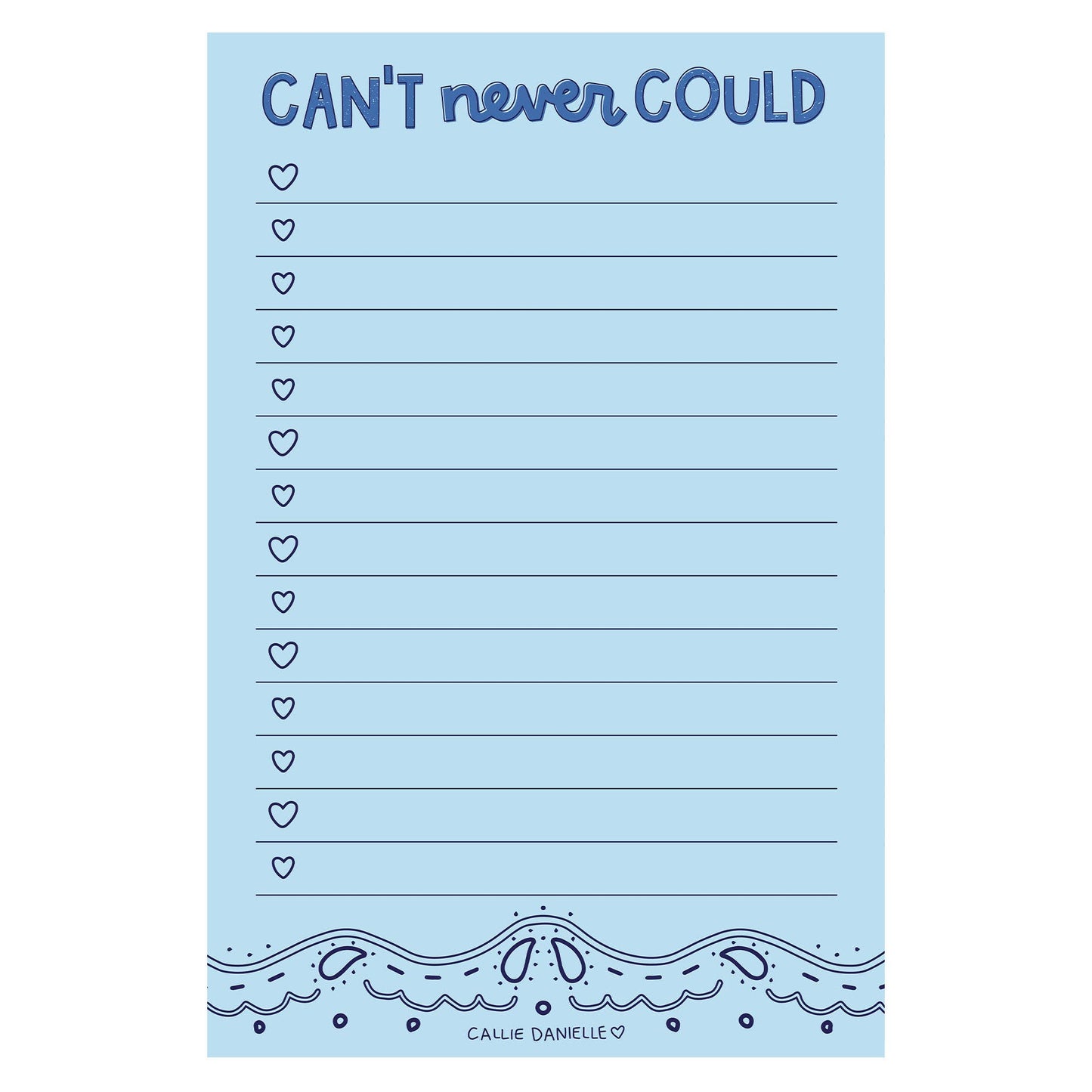 Can't Never Could Southern Notepad