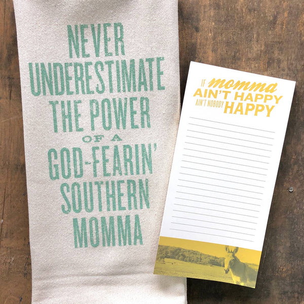 Southern Fried Kitchen Towel [Never Underestimate]