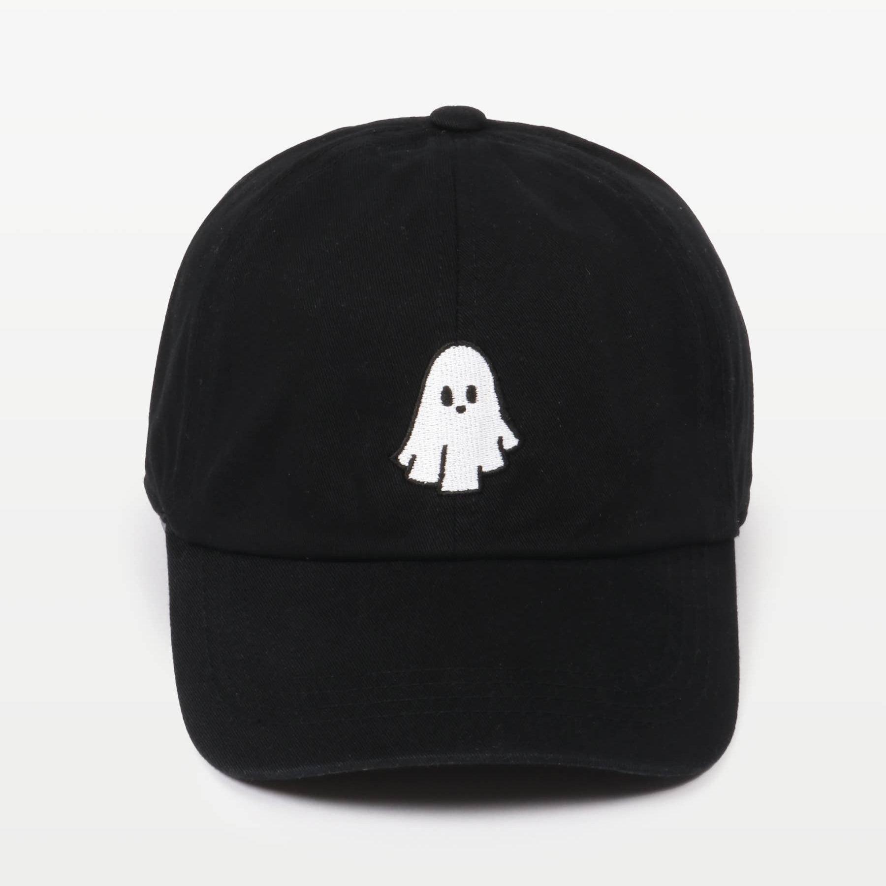 Ghost Baseball Cap [Black] – 615 Collection